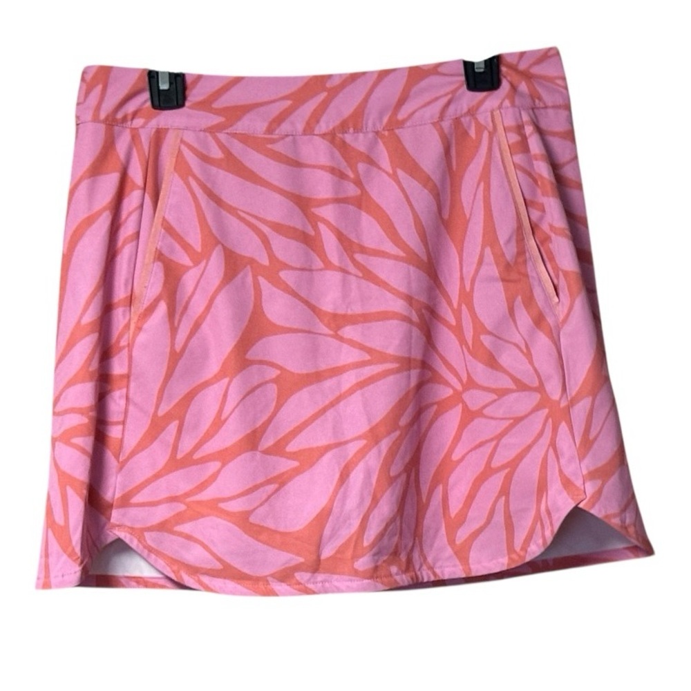 EUC Women’s Vineyard Vines Printed Skort 10 Passion Fruit Bloom MSRP $108